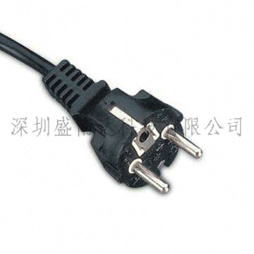 歐規(guī)插頭黑色